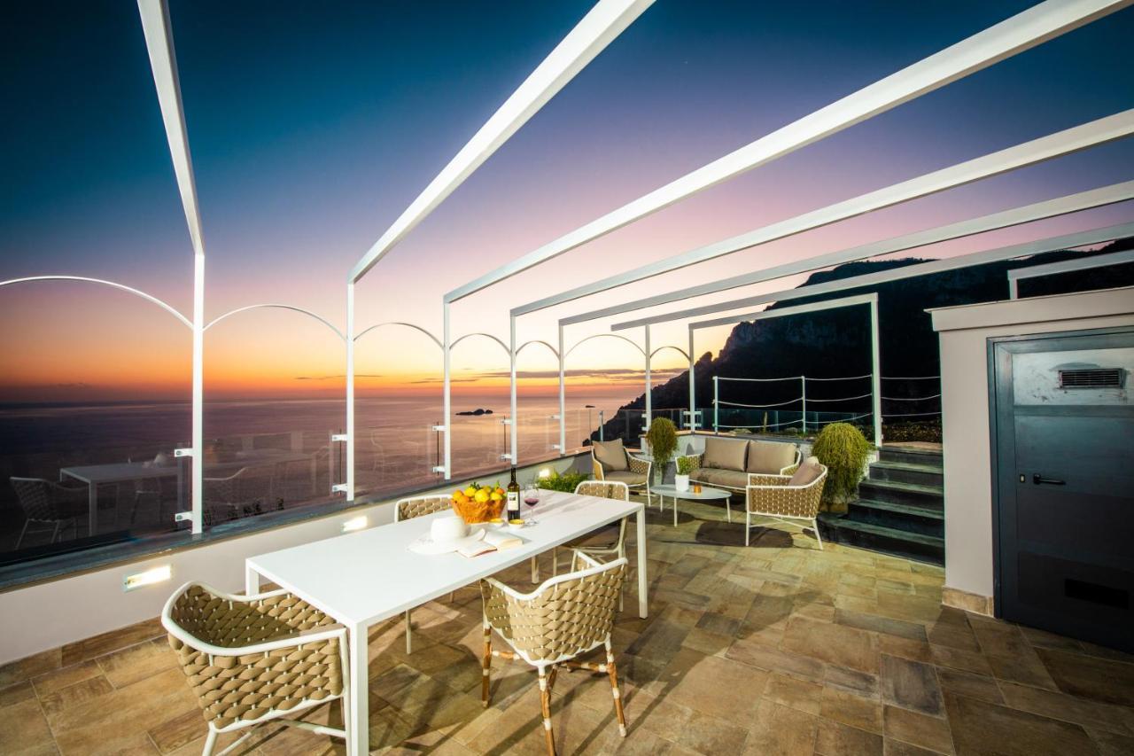 Villa La Tagliata Spectacular Jacuzzi Tub Amazing View And Private Parking Garage Positano Dış mekan fotoğraf
