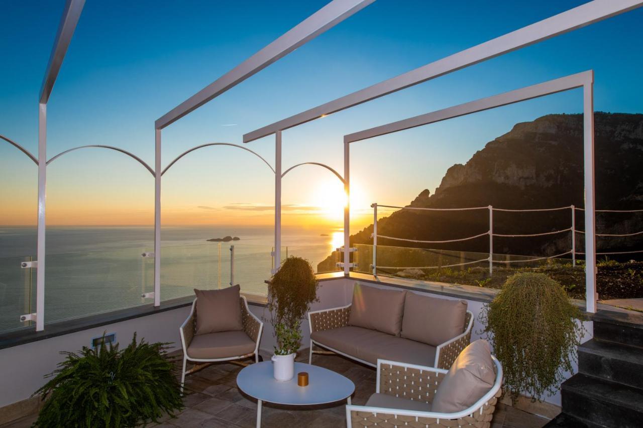 Villa La Tagliata Spectacular Jacuzzi Tub Amazing View And Private Parking Garage Positano Dış mekan fotoğraf