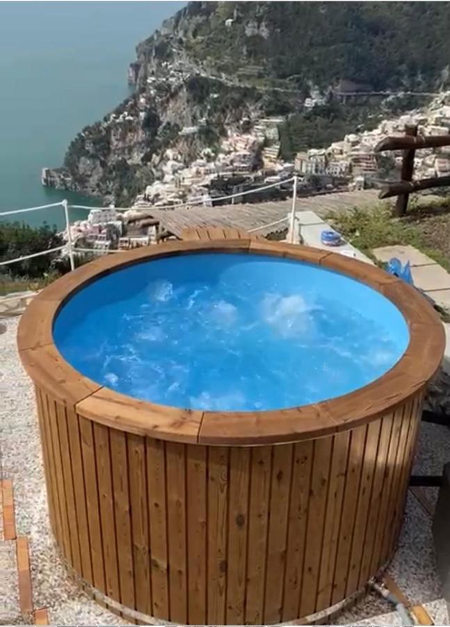 Villa La Tagliata Spectacular Jacuzzi Tub Amazing View And Private Parking Garage Positano Dış mekan fotoğraf
